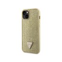 Guess Rhinestone Triangle - Etui iPhone 14 Plus (złoty)