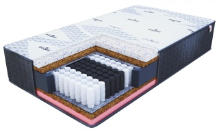 Materac multipocketowy H4 SOLE 140x200x22 CASHMERE BORDER COSIDO
