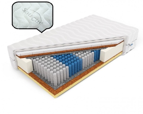 Materac Multipocket KOMFORTOWY Hyperion 80x200x23 SilverActive