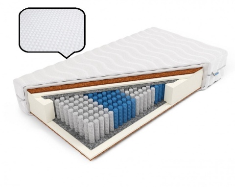 Materac Multipocket obustronny kokos Hektor 140x200x19 Dormia