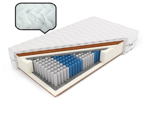 Materac Multipocket obustronny kokos Hektor 80x200x18 SilverActive