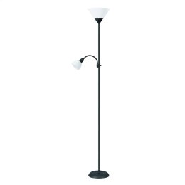 PLATINET FLOOR LAMP LAMPA PODŁOGOWA E27+E14 BLACK [45178]