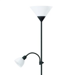 PLATINET FLOOR LAMP LAMPA PODŁOGOWA E27+E14 BLACK [45178]