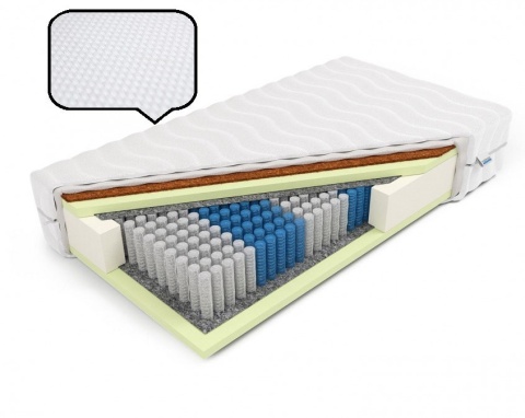 Materac Multipocket z kokosem H2,H3 Lalita 120x200x22 Dormia