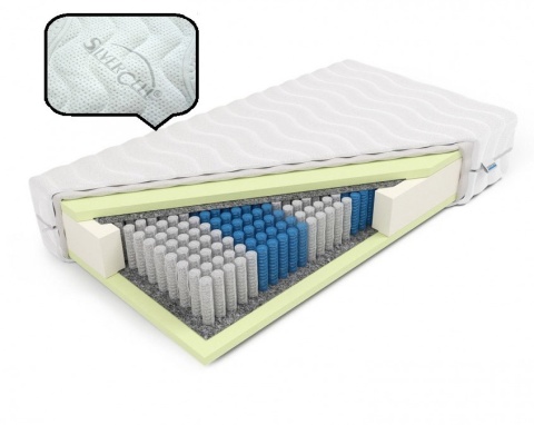 Materac Ortopedyczny Multipocket z HR Minos 80x200x21 SilverActive