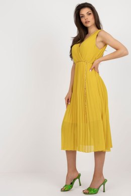 Sukienka Model DHJ-SK-13168.21X Dark Yellow - Italy Moda Italy Moda