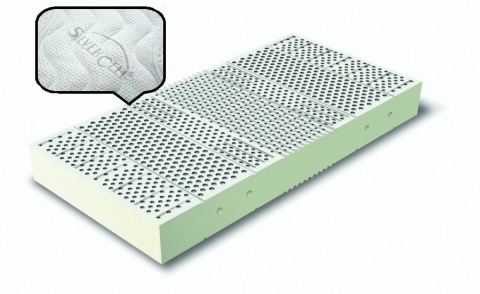 Materac ortopedyczny lateksowy Brizo średniotwardy 80x200 SilverActive