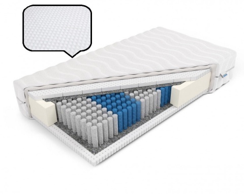 Polski materac multipocket lateks H2 Herakles 90x200x20 Dormia