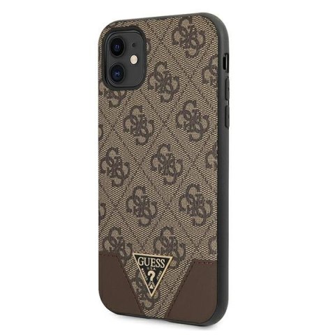 Guess 4G Triangle Collection - Etui iPhone 11 (brązowy)