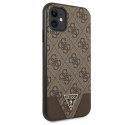 Guess 4G Triangle Collection - Etui iPhone 11 (brązowy)