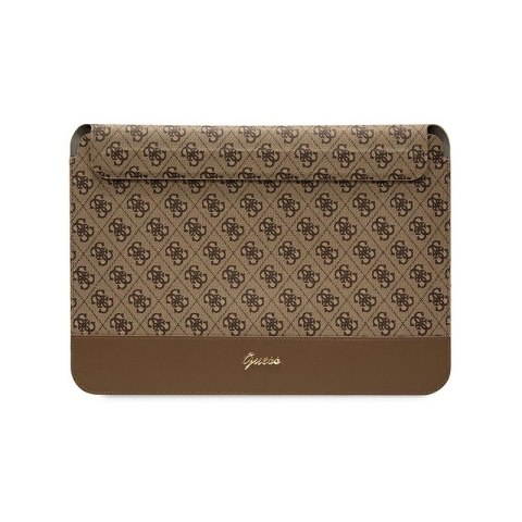 Guess 4G Stripe Metal Logo Computer Sleeve - Etui na notebooka 14" (Brązowy)