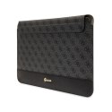 Guess 4G Stripe Metal Logo Computer Sleeve - Etui na notebooka 14" (Czarny)