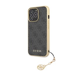 Guess 4G Charms Collection - Etui iPhone 14 Pro (szary)