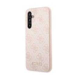 Guess 4G Metal Gold Logo - Etui Samsung Galaxy A54 5G (różowy)