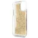 Guess Liquid Glitter 4G Big Logo - Etui iPhone 11 (złoty)