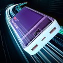 WEKOME WP-351 Vanguard Series - Power bank 20000 mAh PD 20W + QC 22.5W (Fioletowy / Przezroczysty)