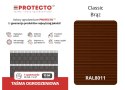 Taśma ogrodzeniowa 52mb Thermoplast® CLASSIC LINE 95mm BRĄZ