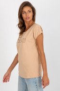 T-shirt Damski Model FA-TS-8515.46 Camel - Fancy Fancy