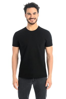 T-shirt Męski Model Luca 1502 Black - Teyli