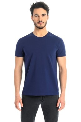 T-shirt Męski Model Luca 1502 Blue - Teyli Teyli