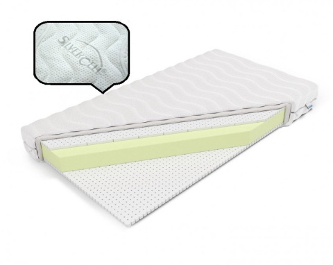 Materac wysokoelastyczny H2 Tanatos 80x180x16 SilverActive