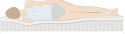 Materac wysokoelastyczny H2 Tanatos 90x190x16 Medicott/Tencel