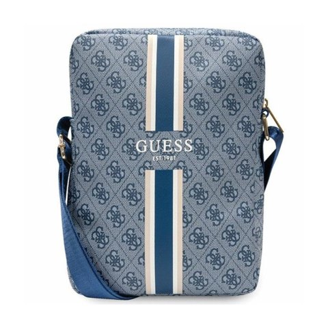 Guess 4G Stripes Tablet Bag - Torba na tablet 10" (Niebieski)