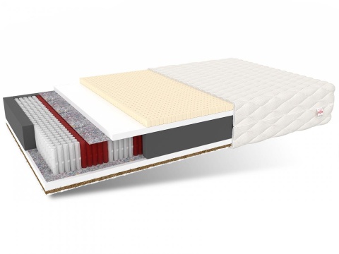 Materac multipocket lateks H3H5 FORGIA 90x200x20 BAMBOO