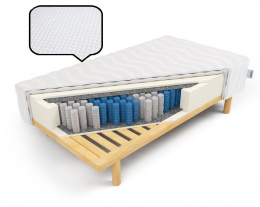 Materac pocket H2 Posejdon na stelażu 120x200x23