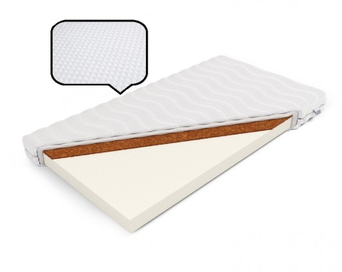 Polski Materac piankowy kokos H2,H3 Kalliope 140x200x11 Dormia