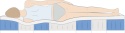 Polski Materac piankowy kokos H2,H3 Kalliope 90x200x11 Medicott/Tencel