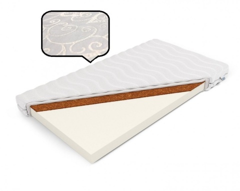 Materac piankowy kokos H2 H3 Kalliope Plus 120x200x17 Margrita