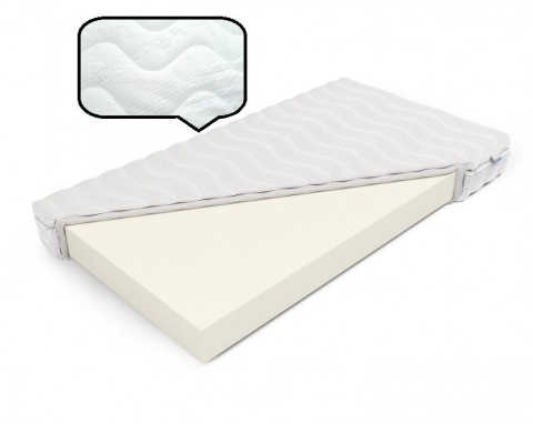 Wygodny Materac piankowy H2 Klio plus 200x200x16 Medicott/Tencel