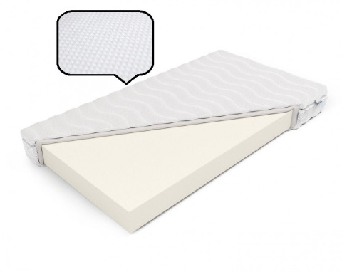 Wygodny Materac piankowy H2 Klio plus 90x190x16 Dormia