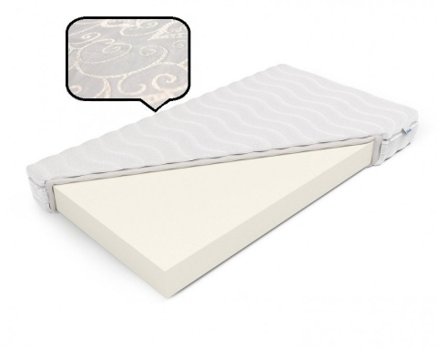 Wygodny Materac piankowy H2 Klio plus 90x200x16 Margrita