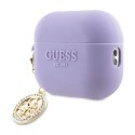 Guess 3D Rubber 4G Diamond Charm - Etui AirPods Pro 2 (Purpurowy)