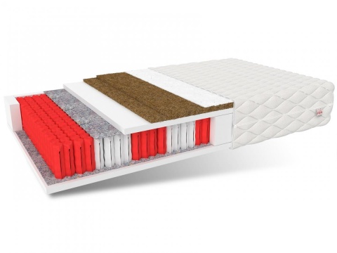Materac multipocket H4 H5 GRADO MAX 160x200x25 CASHMERE BORDER COSIDO