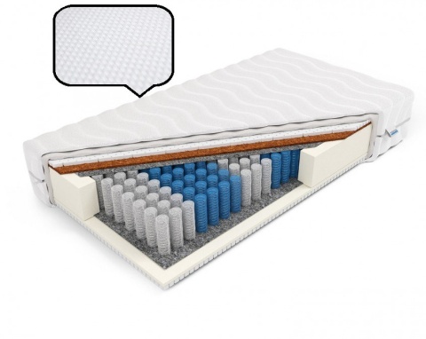 Materac kokos+lateks H2,H3 Nemezis 120x200x19 Dormia