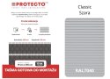 Taśma ogrodzeniowa PASKI 6 x 2,55mb CLASSIC 19cm PROTECTO™ SZARA + 12 klipsów GRATIS