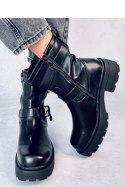 Botki militarne BEAUS BLACK - Inello Inello