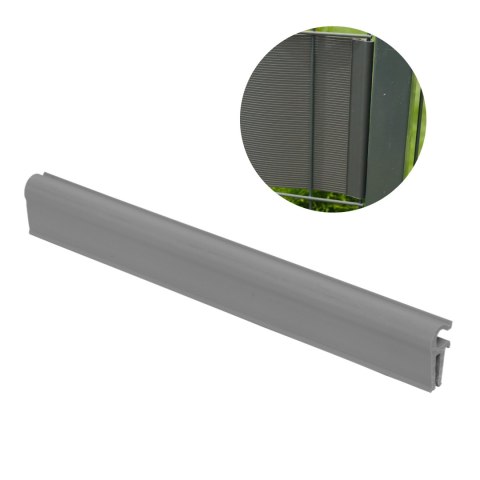 Klipsy do taśm ogrodzeniowych 10 szt. STANDARD SZARE Thermoplast