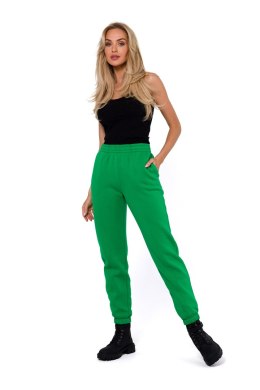 Spodnie Dresowe Model MOE760 Green - Moe Moe