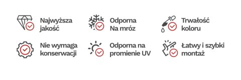 Taśma ogrodzeniowa ROLKA 26mb CLASSIC 19cm PROTECTO™ ZIELONA PROTECTO