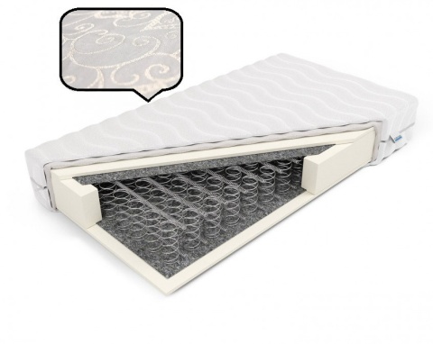 Materac bonellowy + pianka H2 Hestia 80x190x16 Margrita