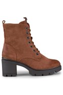 Botki Model 260058FX-SU Brown Zamsz - PRIMO PRIMO