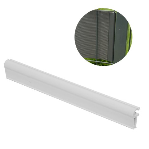 Klipsy do taśm ogrodzeniowych 10 szt. STANDARD BIAŁE Thermoplast