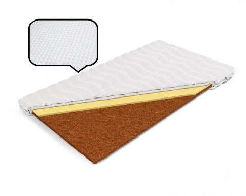 Nakładka Materac kokos z memory H2 Arles 180x200x5 Dormia