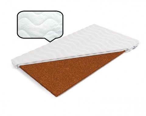 Materac nawierzchniowy z kokosu H4 Iaso 180x200x3 Medicott/Tencel
