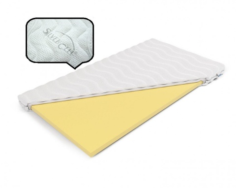 Nakładka na materac H1 memory Taleja 80x200x5 SilverActive