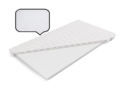 Nakładka na materac z lateksu H1 Leto 180x200x4 Dormia
